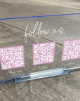 Social Media QR Stand