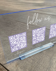 Social Media QR Stand