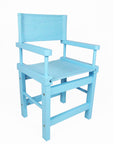 Kids' Directors Chair - Blue Frame, Blue Canvas