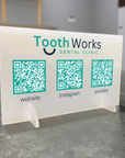 Social Media QR Stand